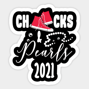 Chucks and Pearls 2021 Sticker